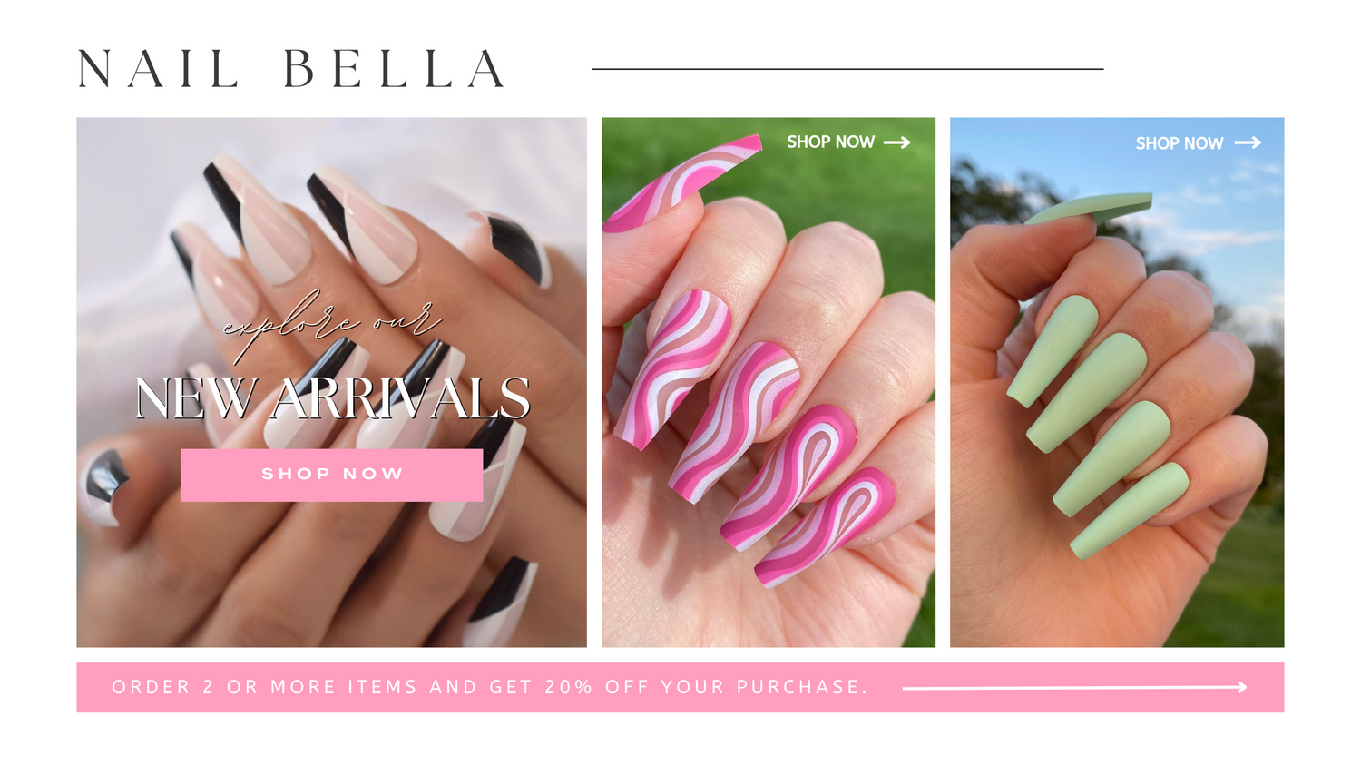 home page new arrivals