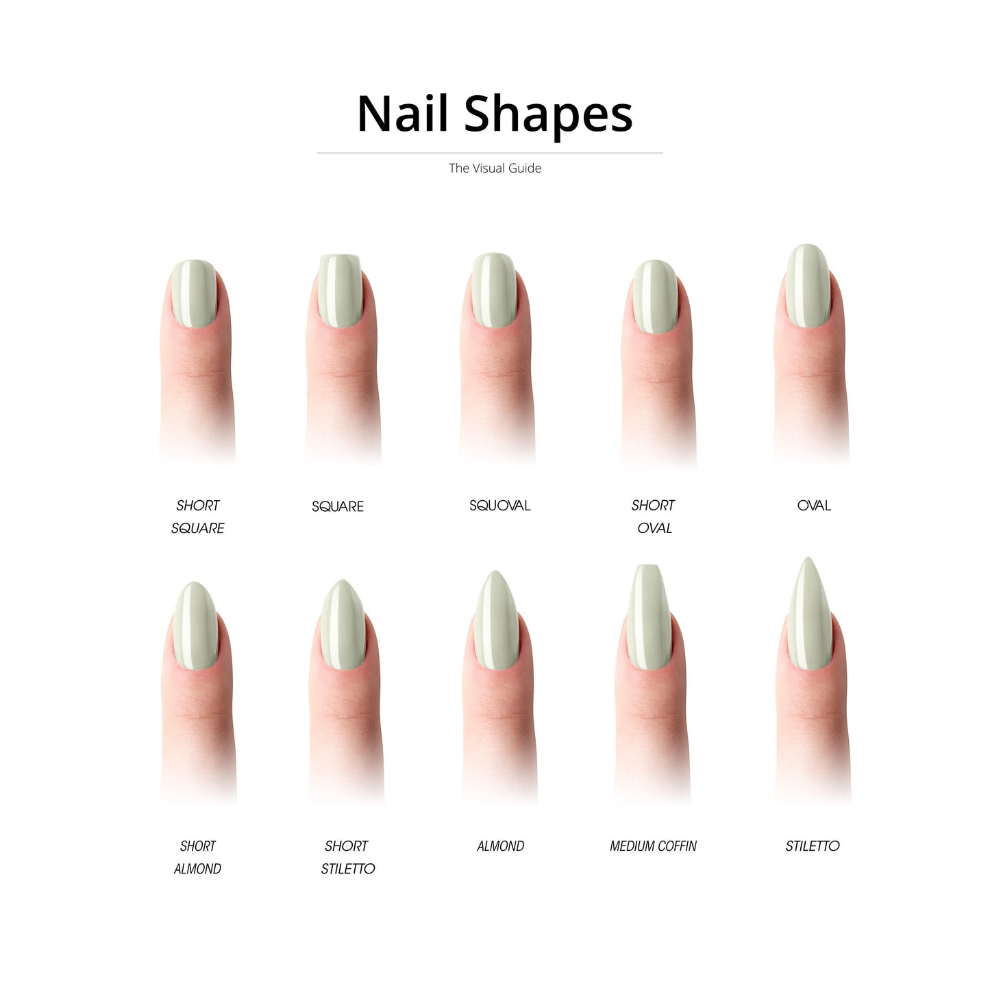 Pastel Green Nails | Green Gel Press on nails | Nails for Easter | Reusable Gel Nails | Durable Fake Nails | False Nails | Glue On Nails