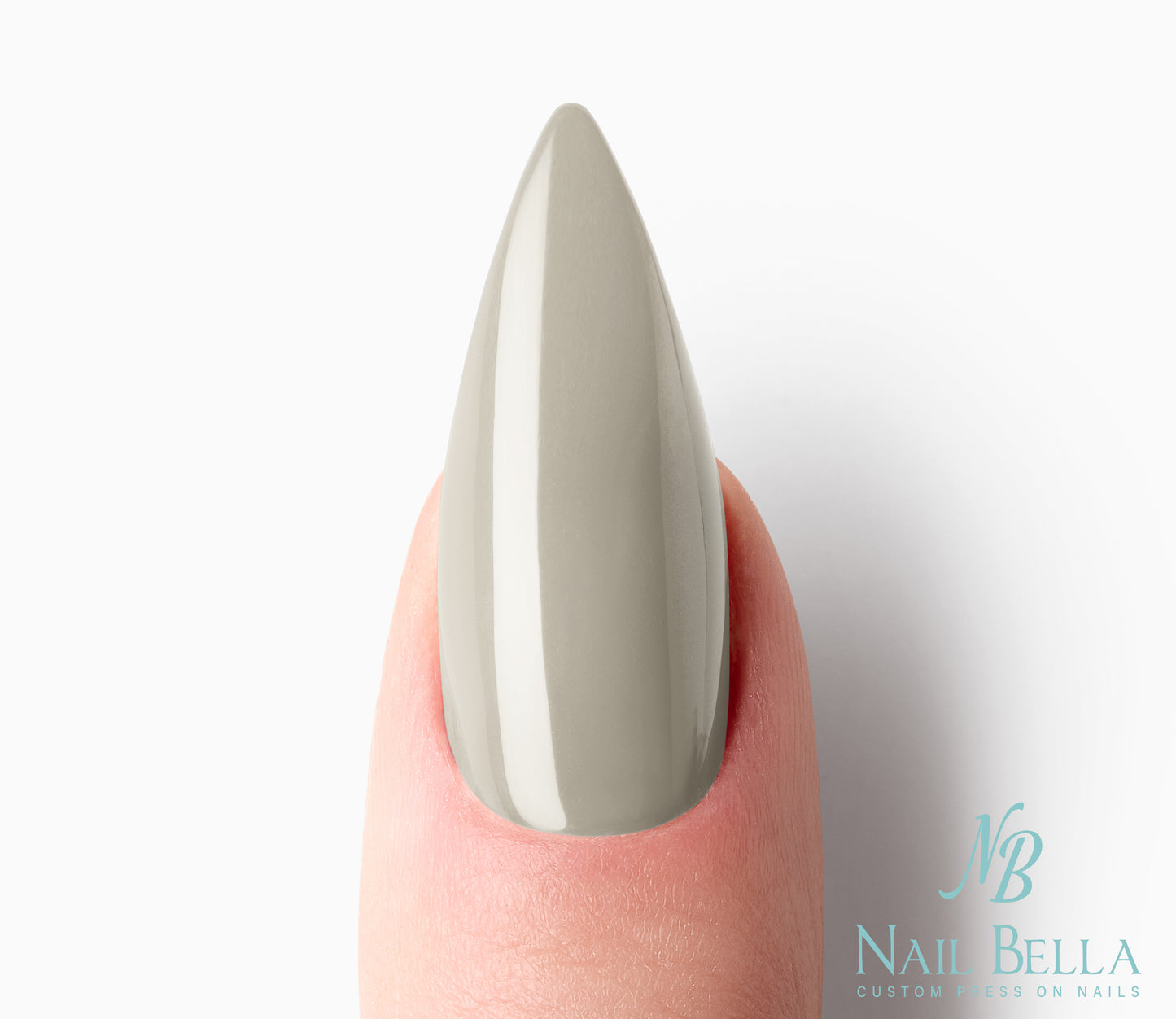 Stormy Chic Custom Handmade Press-On Nails | Complete Kit for Easy Application & Long-Lasting Wear