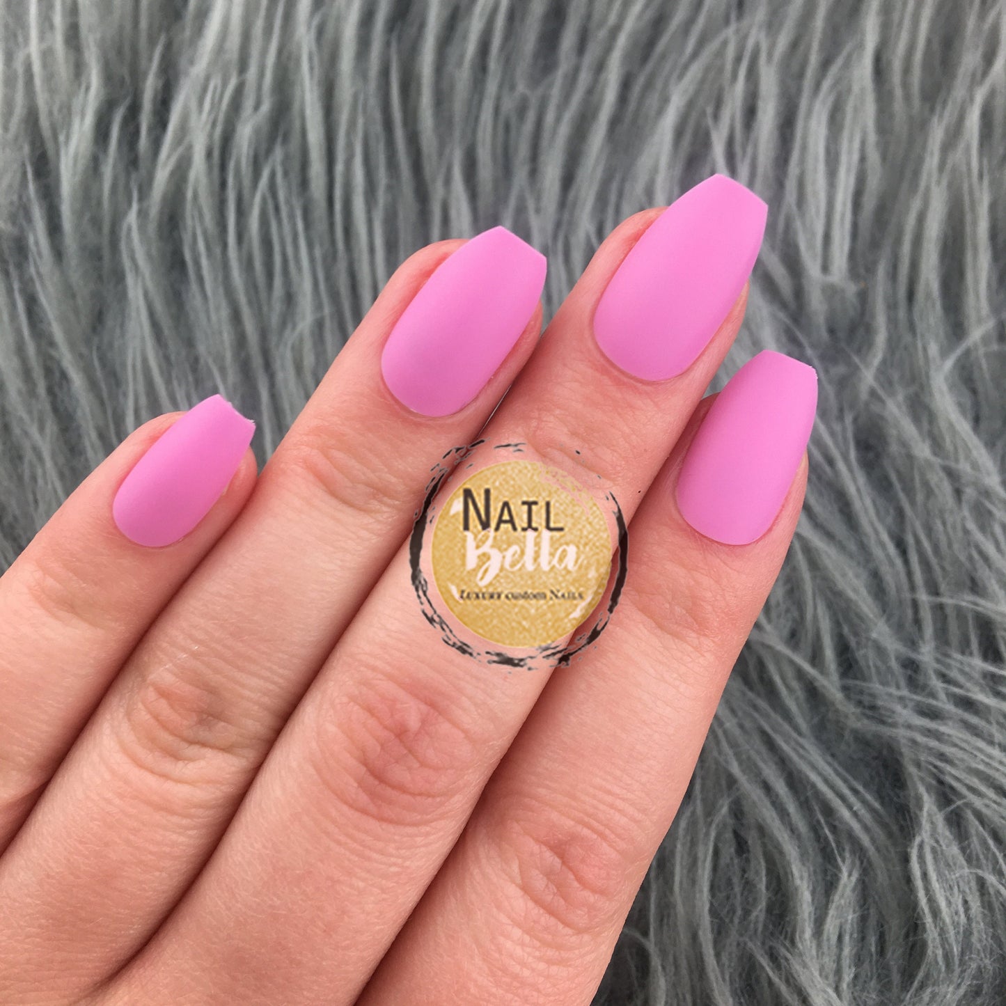 Pink Short Press on Nails Matte Short Coffin | Nails for Valentines Day | Pink Press On Nails | Fake Nails | False Nails | Glue On Nails