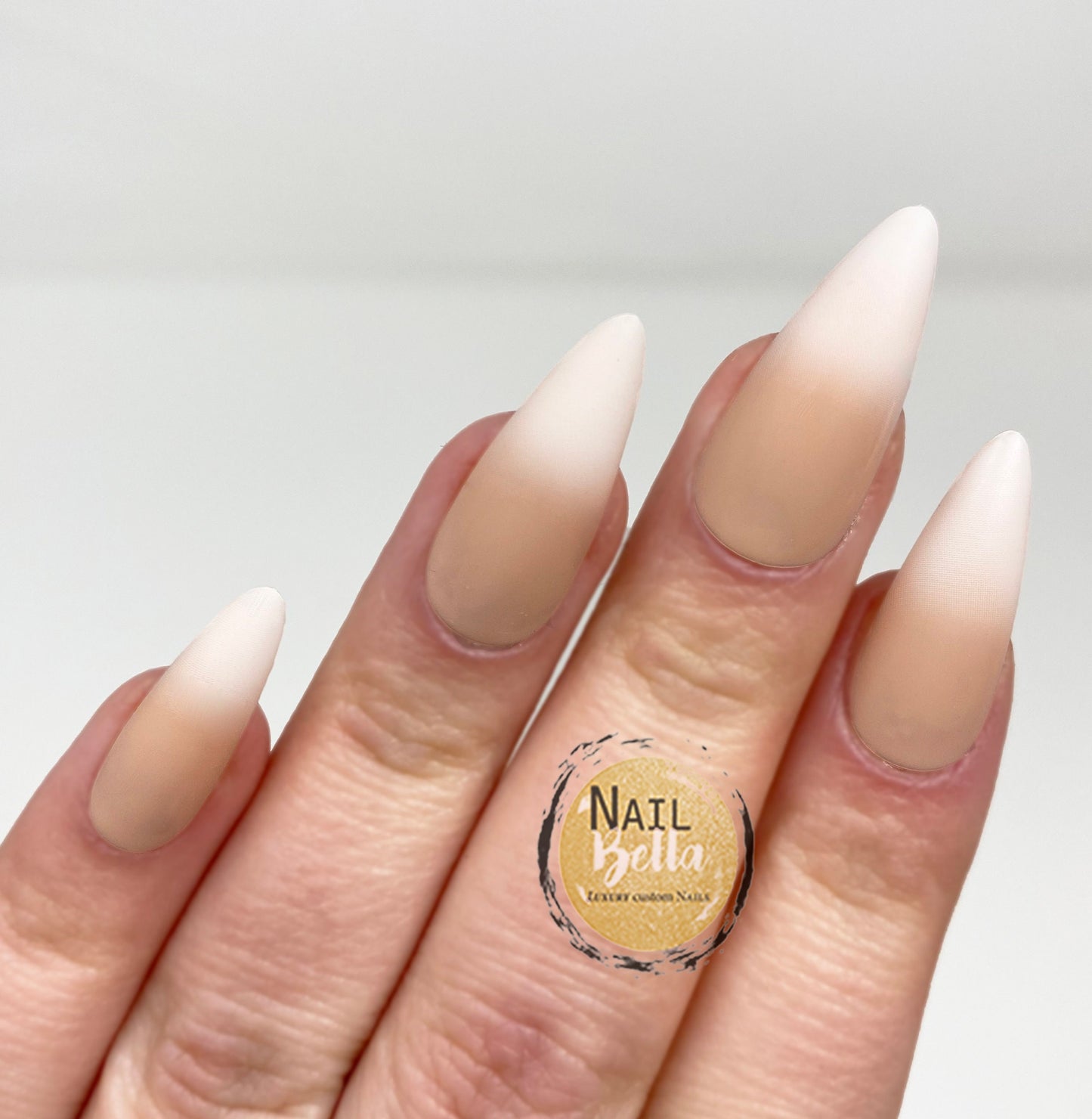 Ombre Press on Nail | Long Stiletto Fake Nails | Glossy nails | False Nails | Glue On Nails | Ombre Nails | Long Press on Nails