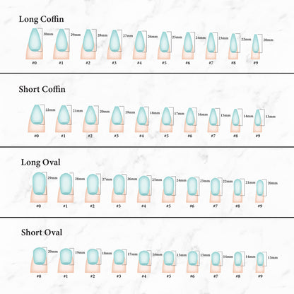 Fruit Press on Nails | Summer Press on Nails | Nails Press on | Press on Nails Short | Short Press on Nails | Fake Nails