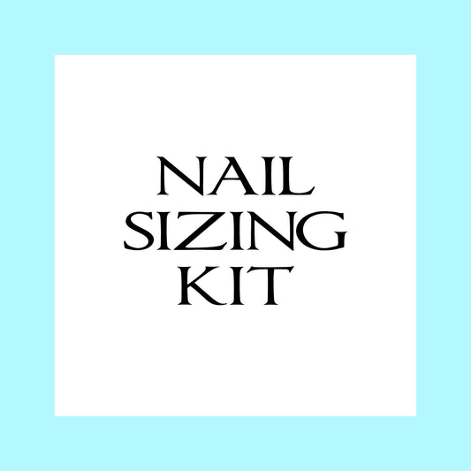 NAIL SIZING KIT | Size Your Nails | Sizing Kit for Press on Nails | Sizing Sample Pack for Custom Press on Nails | Size Guide Glue On Nails
