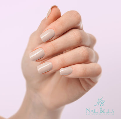 Serene Escape Custom Handmade Press-On Nails | Complete Kit for Easy Application & Long-Lasting Wear