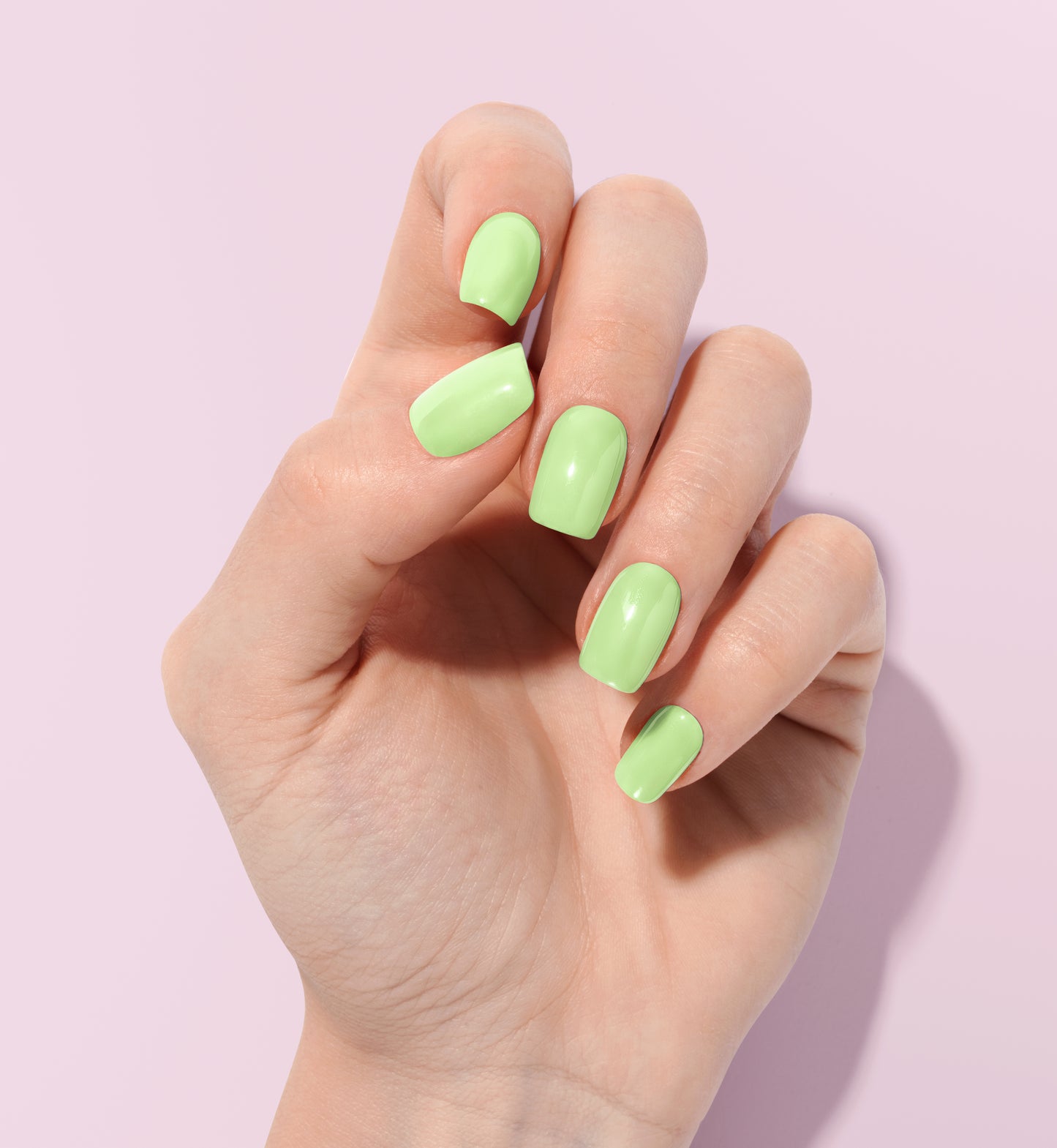 Tea-quila Lime Custom Handmade Press-On Nails | Complete Kit for Easy Application & Long-Lasting Wear