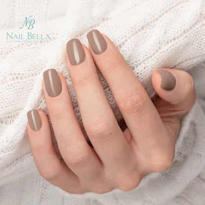Soft & Cozy Custom Handmade Press-On Nails | Complete Kit for Easy Application & Long-Lasting Wear