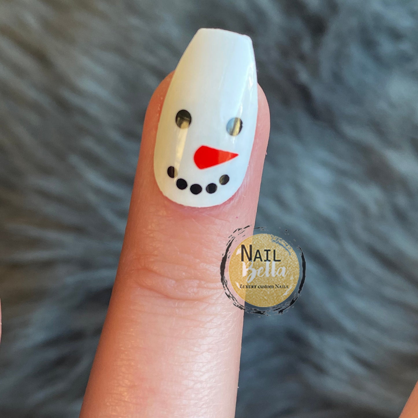 Nail Wraps | Nail Sticker | Snowman Nail Strips / Nail Polish Sticker / Wraps/ Nail Polish Strips / These are NAIL WRAPS not press on nails