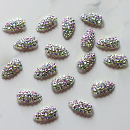 Accent Crystal Press On Nails | 2 Tips