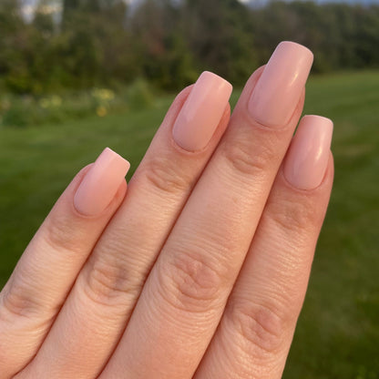 Short Square Pink Press on Nail | Fake Nails | False Nails | Pink Glue On Nails | Pink Nails | Short Pink Press on Nails | Ready to Ship
