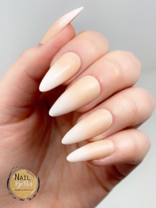 Ombre Press on Nail | Long Stiletto Fake Nails | Glossy nails | False Nails | Glue On Nails | Ombre Nails | Long Press on Nails